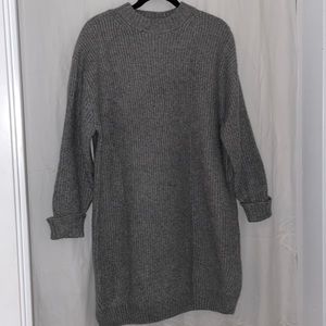 H&M Grey Sweater Dress Size M